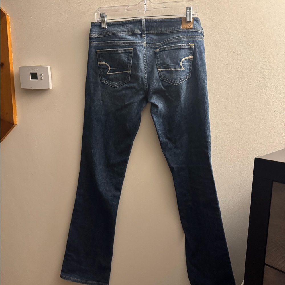 American Eagle Outfitters Blue Slim Boot Cut Jeans